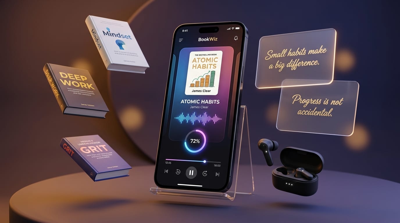 Book Insights smart audiobook and summary player